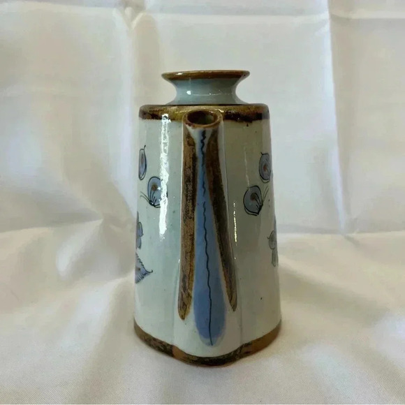El Palomar Blue Bird Glazed Ceramic Tea/Coffee Pot - Picture 5 of 9